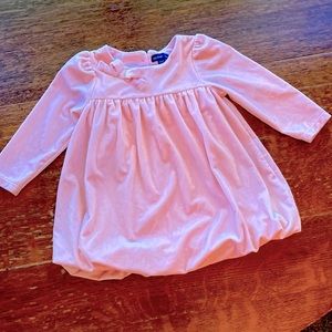 Baby Gap 6-12 months soft pink velour